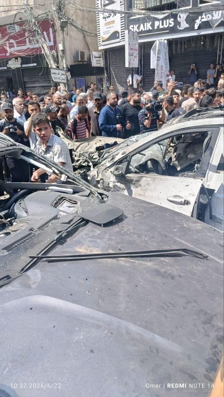 استشهاد طالبة ثانوية عامة  وإصابة احرين في قصف  الاحتلال  مركبة قرب مول الرحاب بحي الرمال غربي غزة 